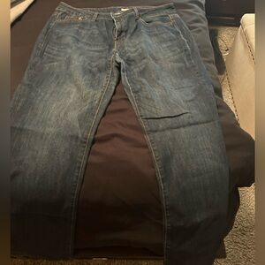 DKNY bootcut jeans, lightly worn, size 14x31